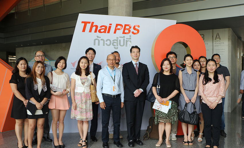 ไทยพีบีเอสต้อนรับคณะเยี่ยมชมจาก ศูนย์วัฒนธรรมเกาหลี