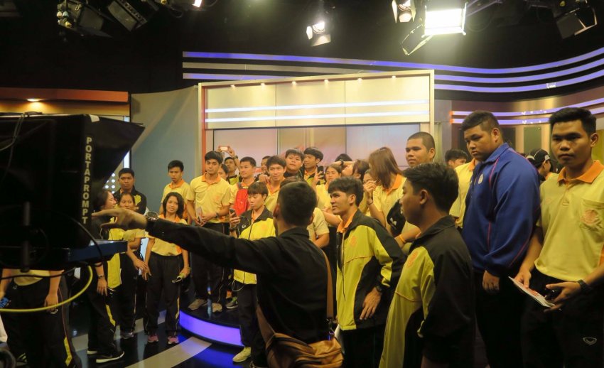 ไทยพีบีเอส ต้อนรับคณะเยี่ยมชมจากคณะวิทยาศาสตร์การกีฬา มหาวิทยาลัยเกษตรศาสตร์