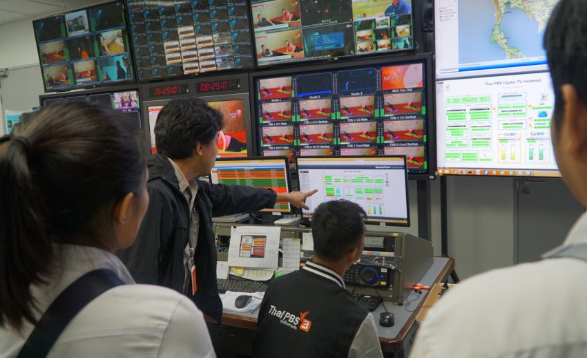 ไทยพีบีเอส ต้อนรับคณะเยี่ยมชมจากวิทยาลัยเซาธ์อีสท์บางกอก