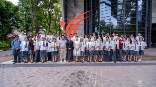 รร.สารสาสน์วิเทศคลองหลวง จ.ปทุมธานี แลกเปลี่ยนเรียนรู้ “ประสบการณ์การทำงานสื่อสารมวลชนไทยพีบีเอส” 