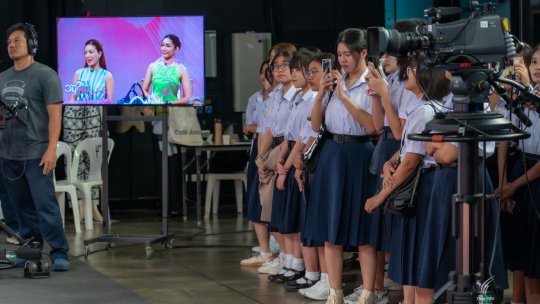 น้อง ๆ จากโรงเรียนสตรีวิทยา เปิดประสบการณ์เรียนรู้ Transmedia Journalist ไทยพีบีเอส