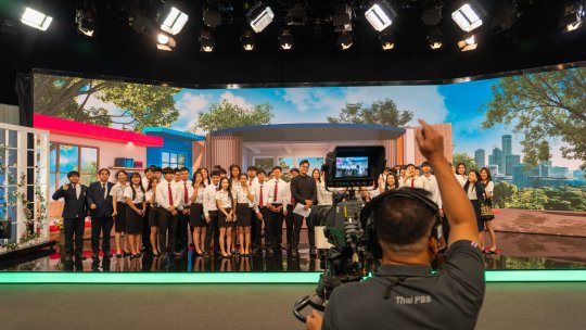 วิทยาลัยเทคโนโลยีอรรถวิทย์พณิชยการ เรียนรู้ AI ในกระบวนการผลิตสื่อและการบริหารสื่อของไทยพีบีเอส 